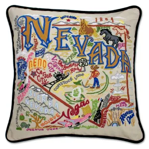 Nevada XL Hand-Embroidered Pillow