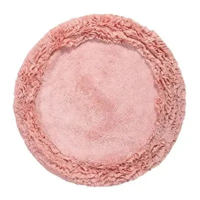 New - 24"x40" Shaggy Border Collection Bath Rug Pink - Better Trends