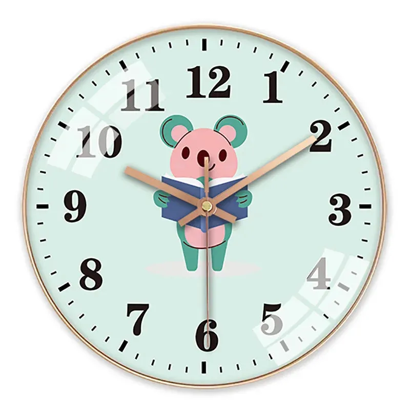 New wall clock hanging wall home wall clock living room wall clock free punching art creative personality light luxury clock