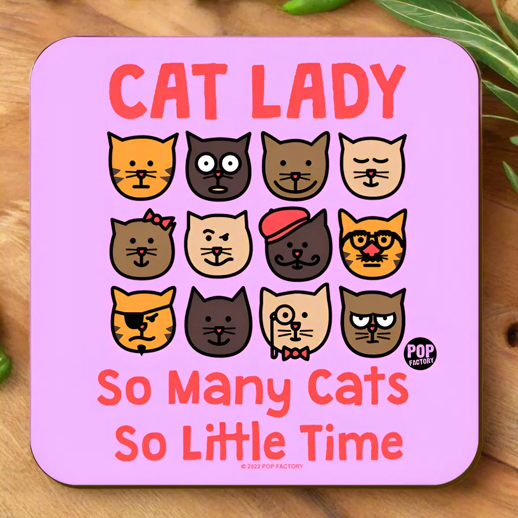 Novelty Funny Cat Coasters