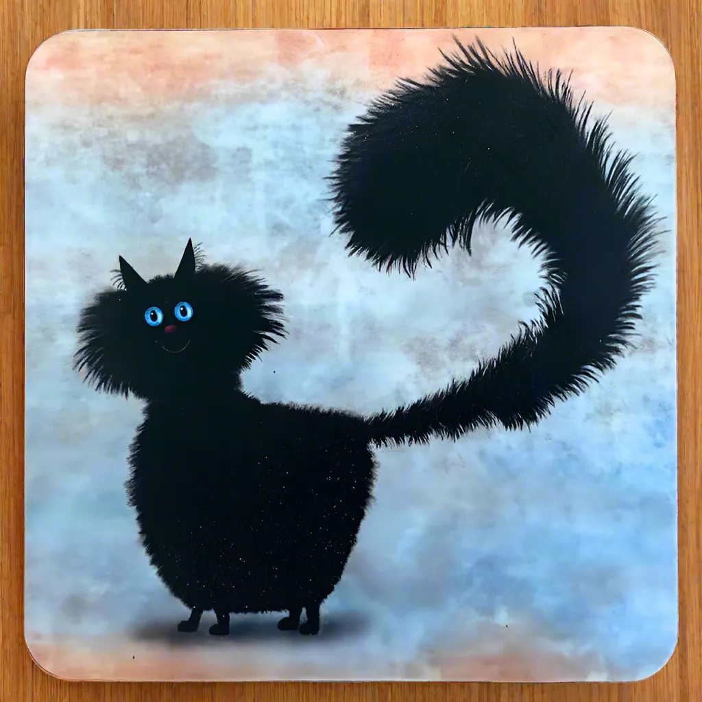 Novelty Funny Cat Coasters