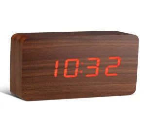 NXZ Wooden Digital Table Desk Clock with Day Date and Tempreature Function for Home and Office Decor