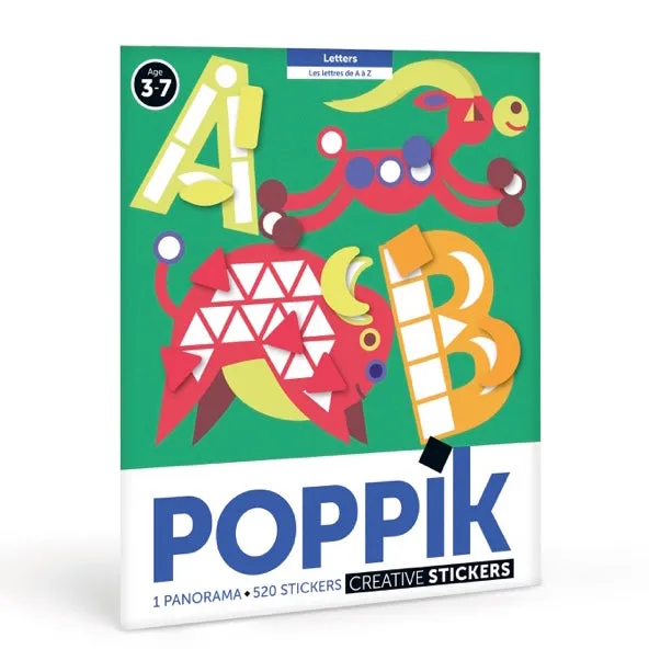 Poppik Sticker Panoramas Letters ABC