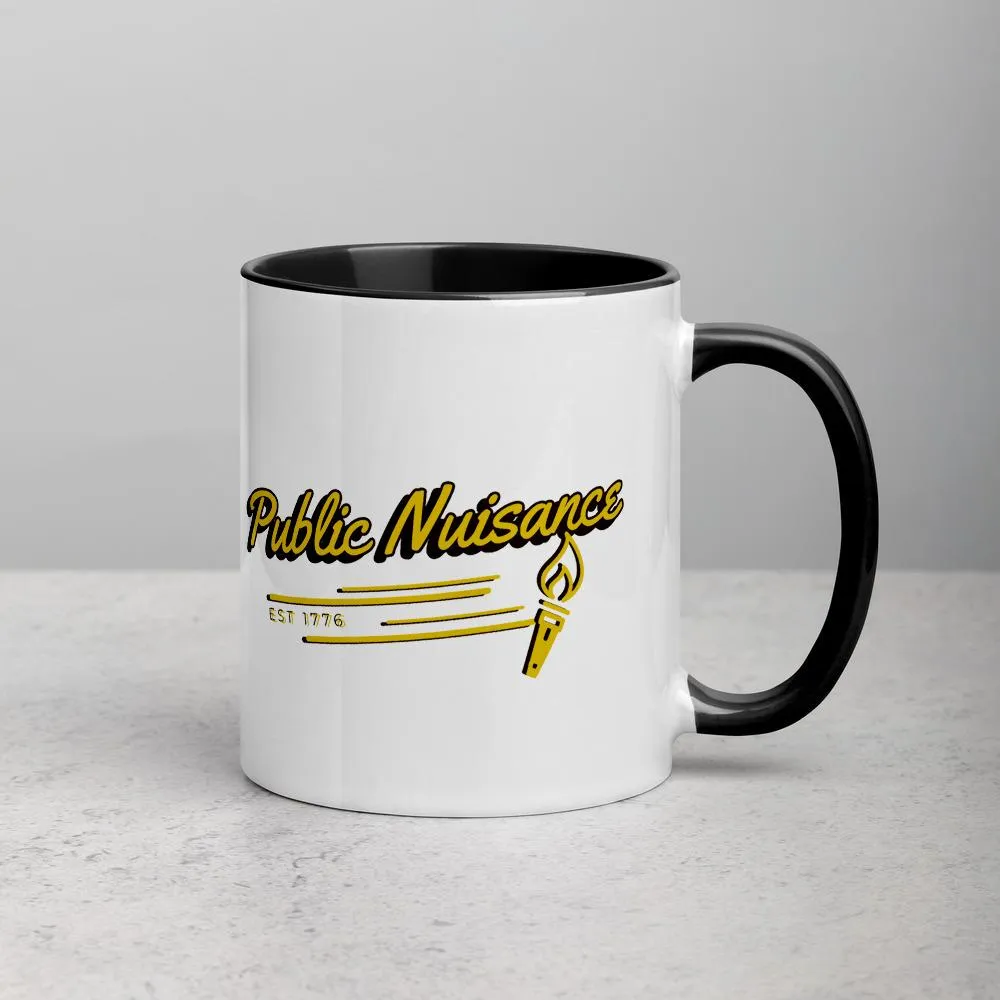 Public Nuisance Mug with Color Inside