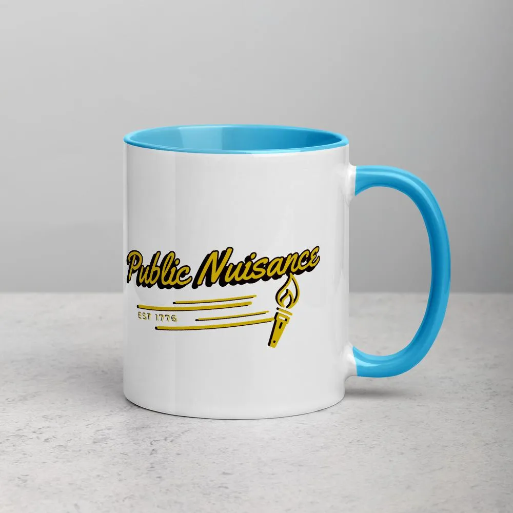 Public Nuisance Mug with Color Inside