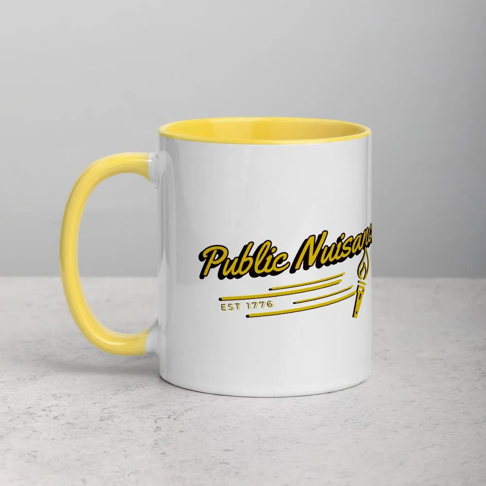 Public Nuisance Mug with Color Inside