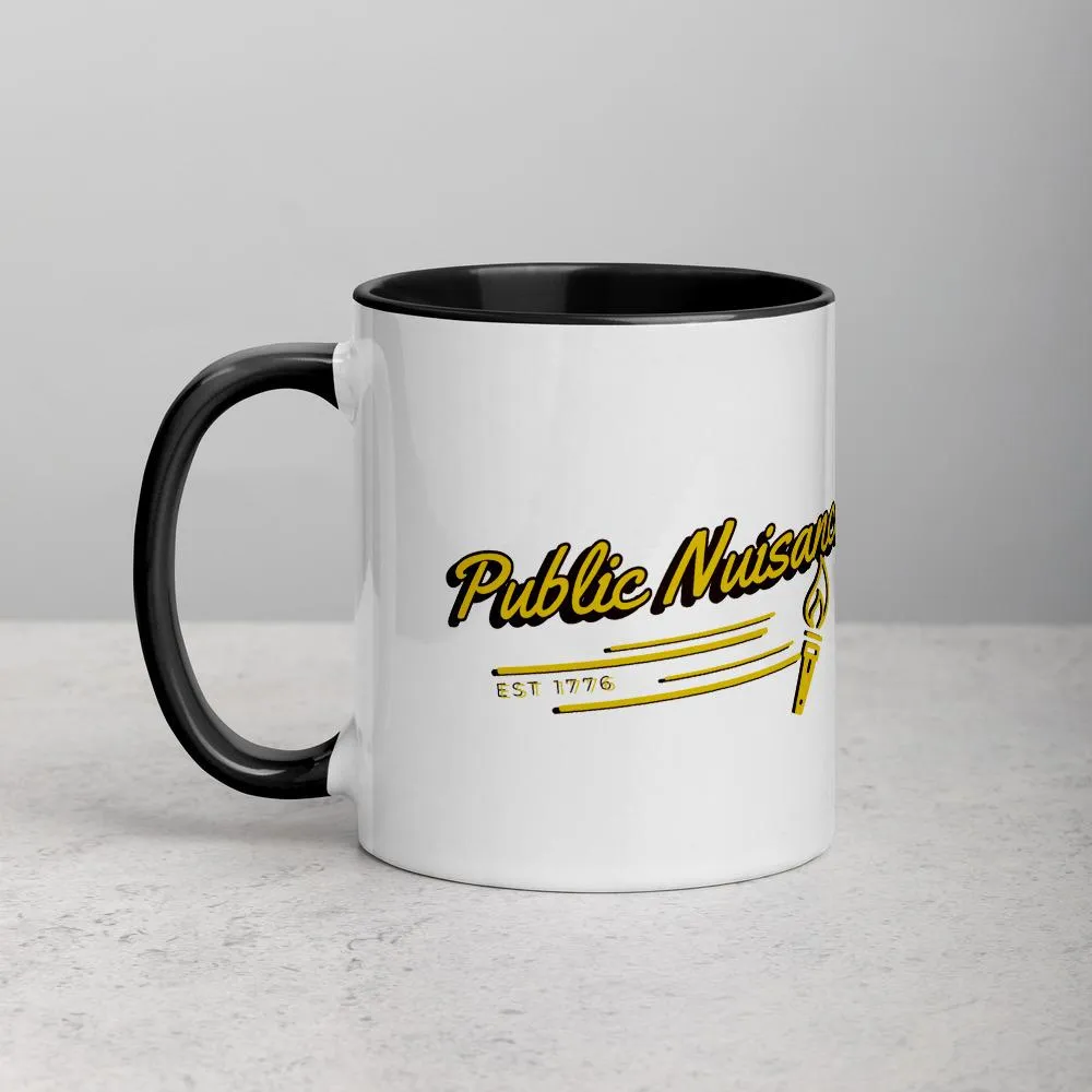 Public Nuisance Mug with Color Inside