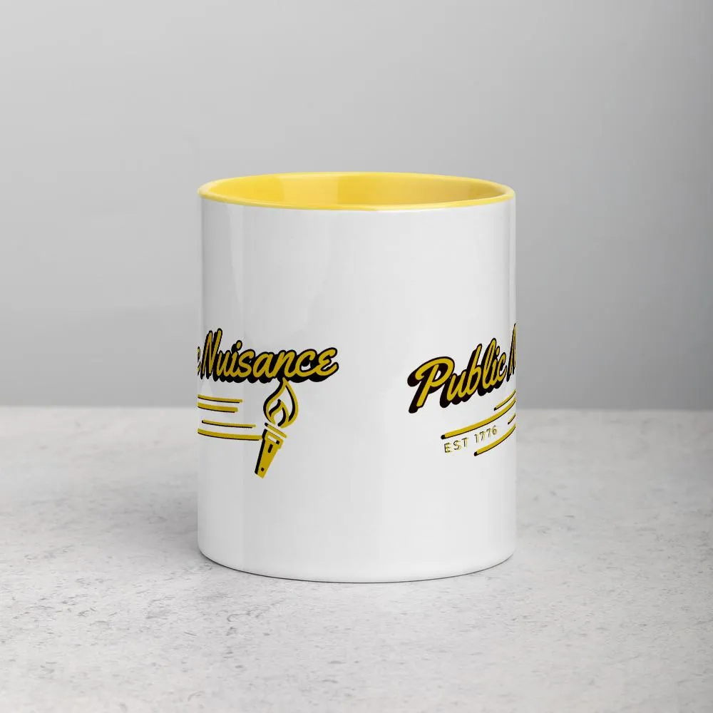 Public Nuisance Mug with Color Inside