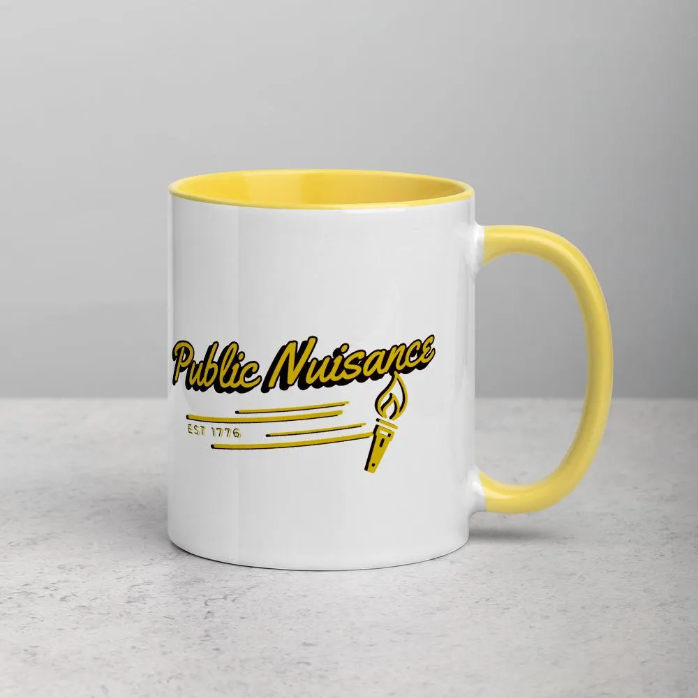 Public Nuisance Mug with Color Inside