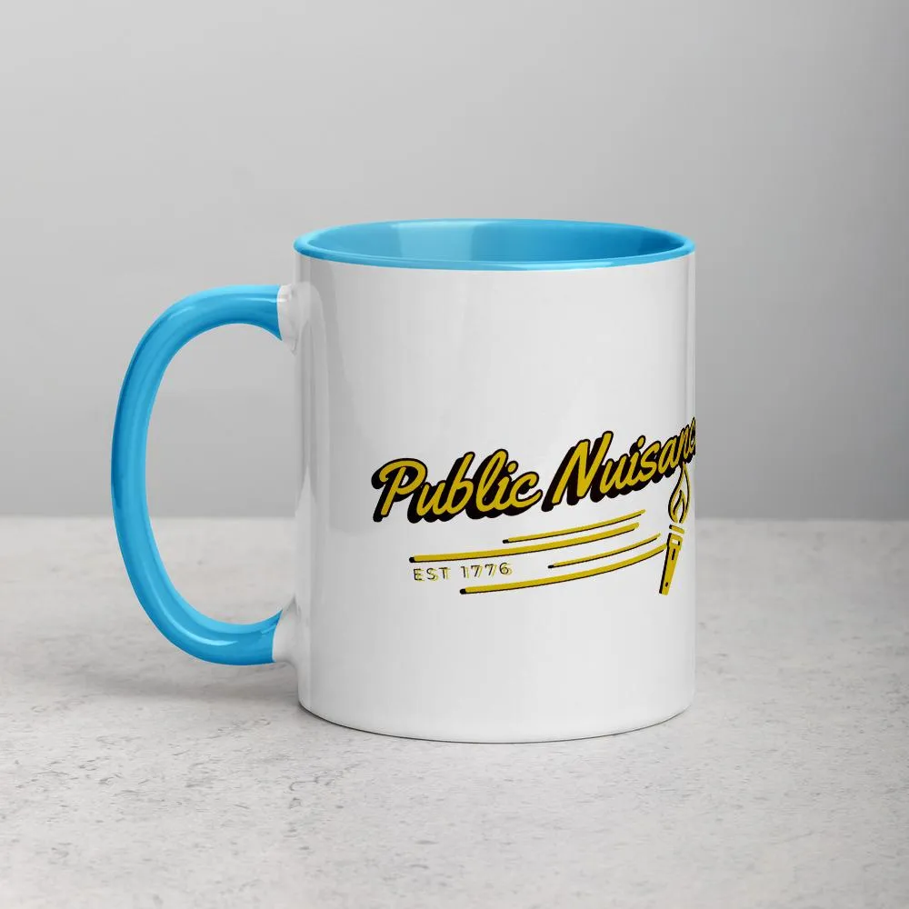 Public Nuisance Mug with Color Inside