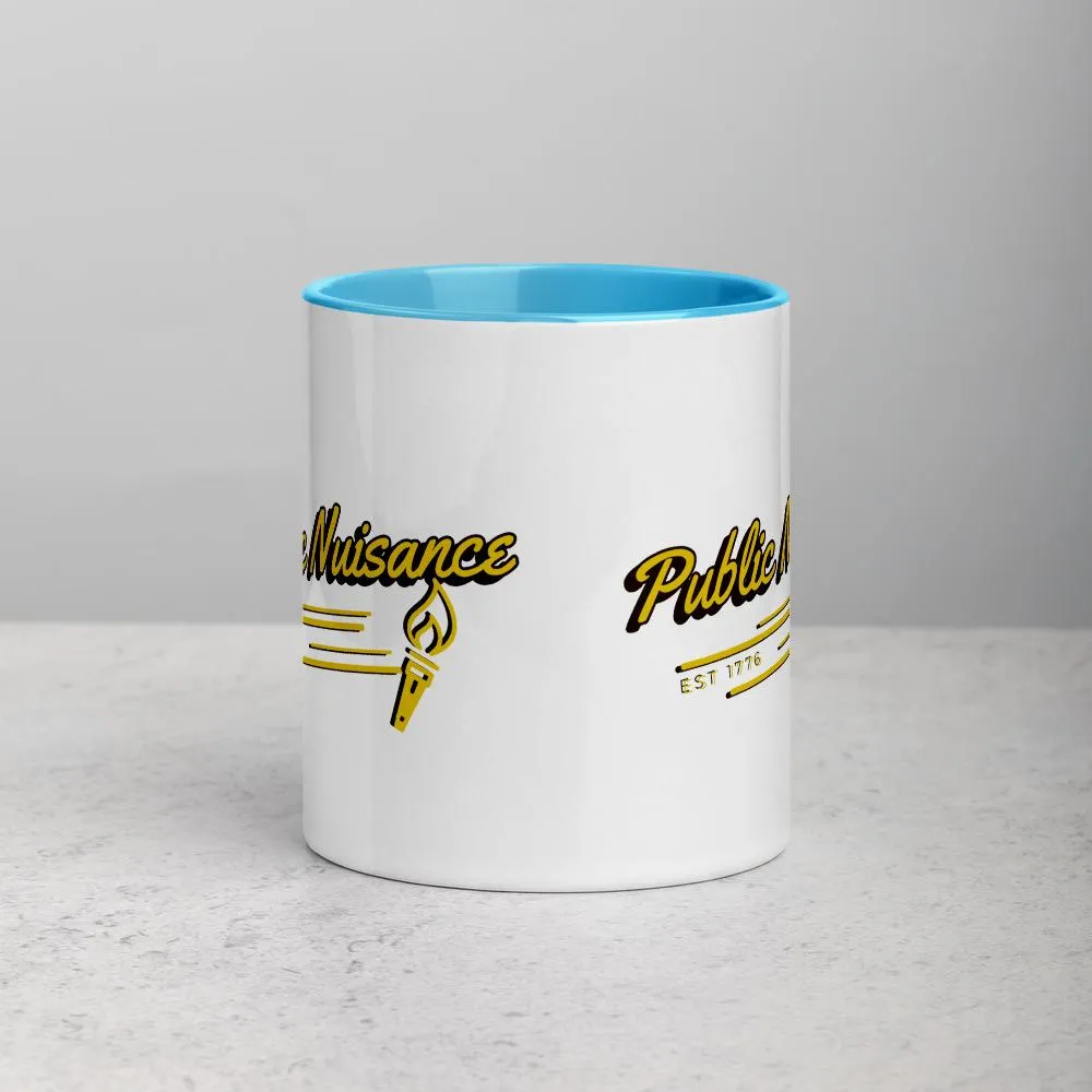 Public Nuisance Mug with Color Inside