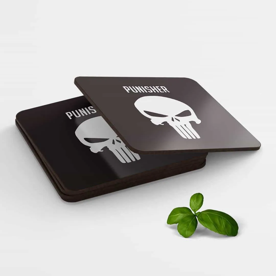 Punisher Symbol - 10 X 10 (cm) Coaster