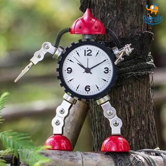 Robot Desk Alarm Clock