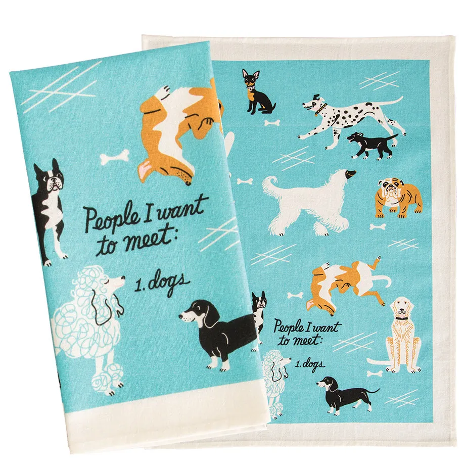 Screen Printed Dish Towels