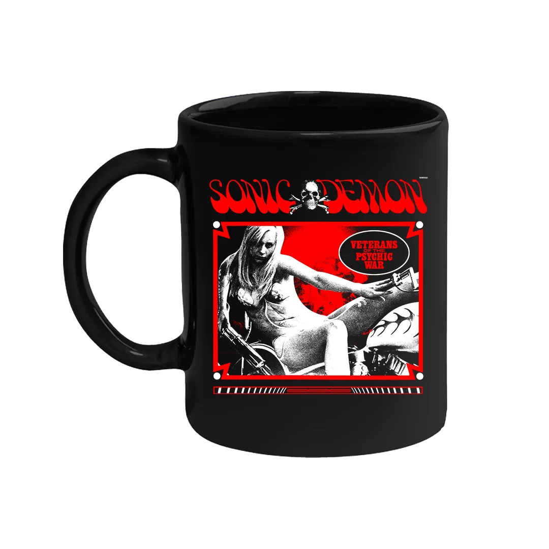 Sonic Demon - Psychic War Chopper Girl Mug - Black