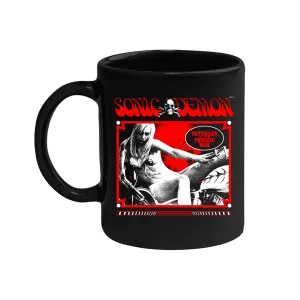 Sonic Demon - Psychic War Chopper Girl Mug - Black