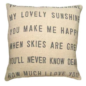 Sugarboo You Are My Sunshine Pillow