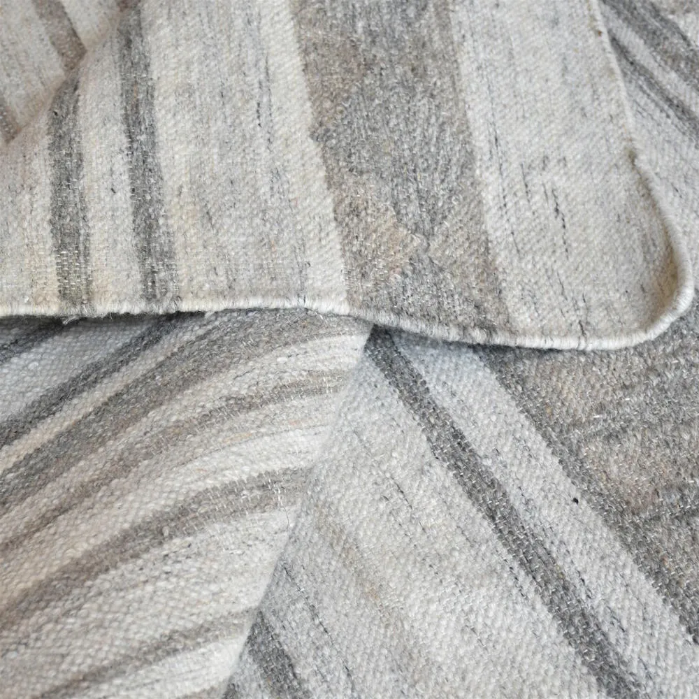 Teschi Beige and Cream Woven Rug