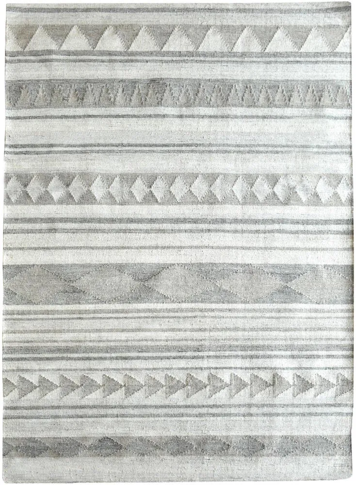 Teschi Beige and Cream Woven Rug