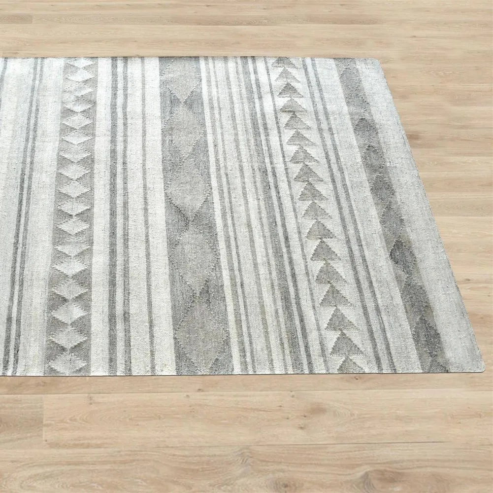 Teschi Beige and Cream Woven Rug