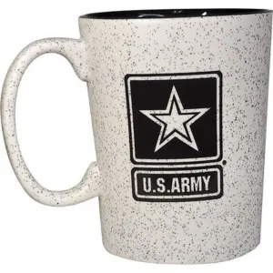 US Army Star Speckle Ceramic Mug - 15 Oz.