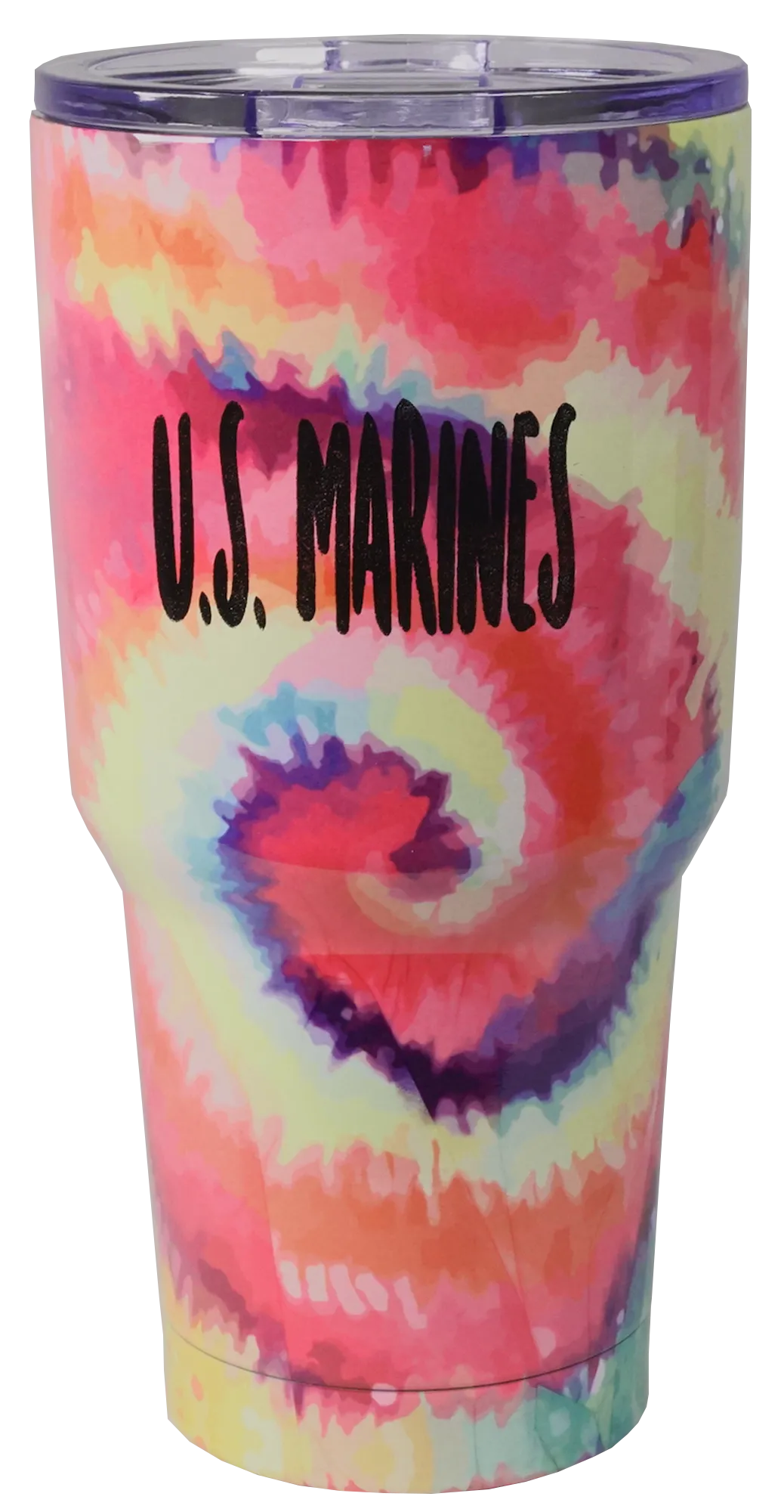 U.S. Marines Imprint on Tye Dye Stainless Tumbler - 28 oz.