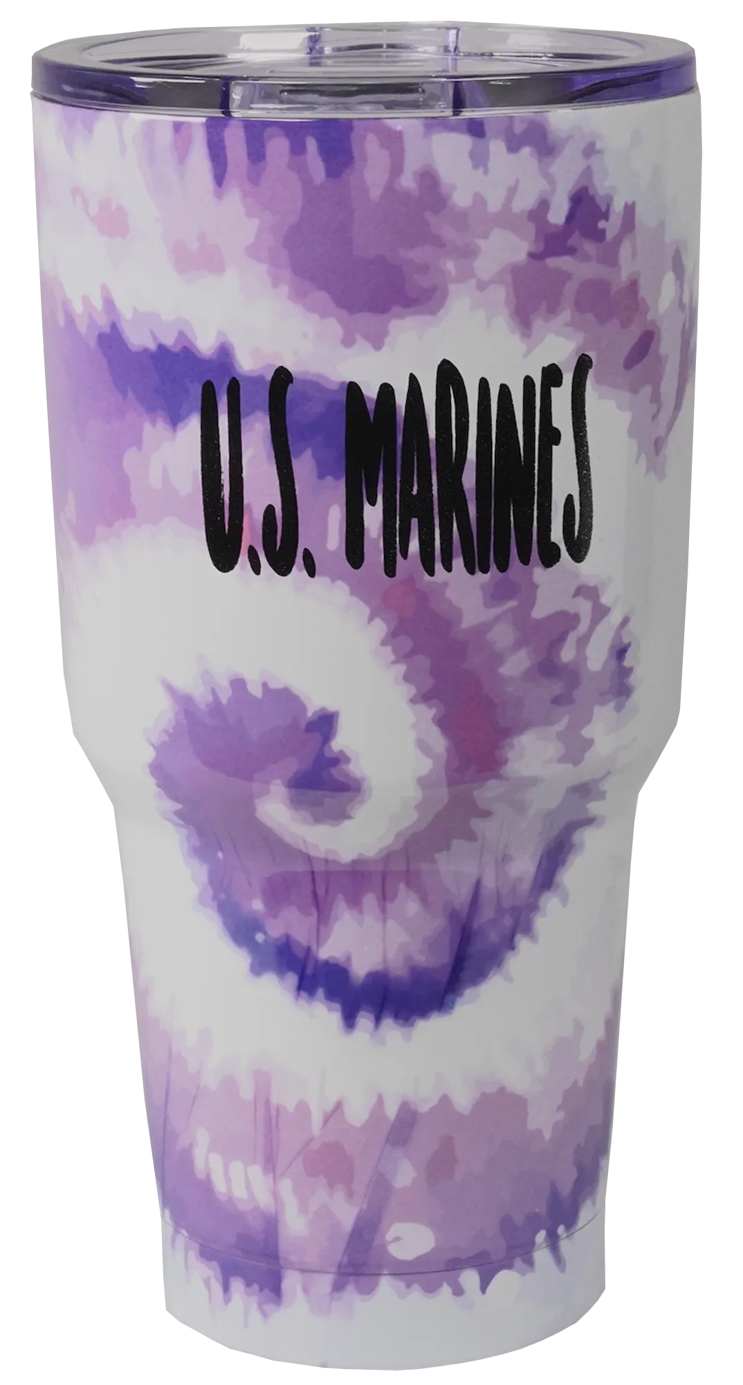 U.S. Marines Imprint on Tye Dye Stainless Tumbler - 28 oz.