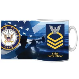 US Navy Chief Petty Officer Ceramic Mug 15 oz