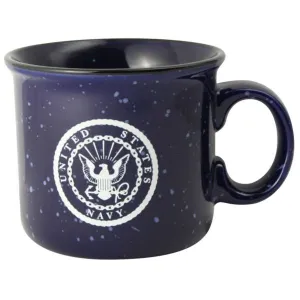 U.S. Navy Crest on 14 oz. Camper Collection Mug