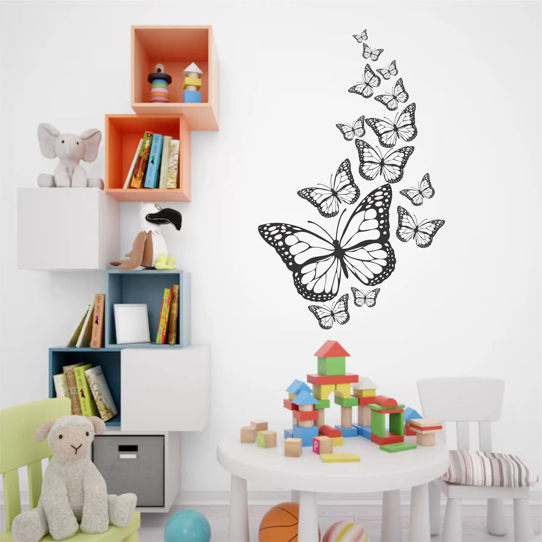 Wall Attraction™ Butterfly Wall Stickers & Murals Size - 35x58cm MD225_S