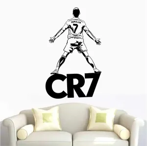 Wall Attraction™ Cristiano Ronaldo CR7 Wall Stickers & Murals Size - 45x76cm MD13_S