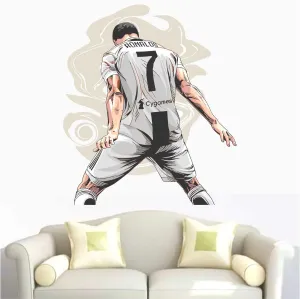 Wall Attraction™ Cristiano Ronaldo CR7 Wall Stickers & Murals Size - 50x58cm MD16_S