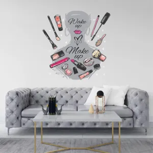 Wall Attraction™ Mackup Artist Parlour Wall Stickers & Murals Size - 55x58cm MD248_S