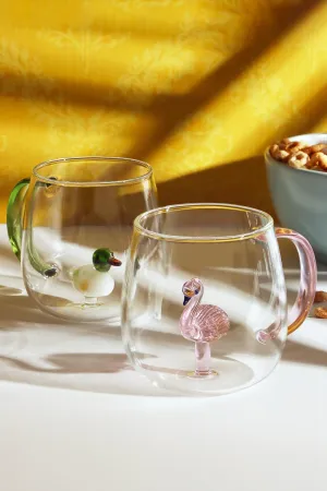 Whimsical Glasses with 3D Bird Surprise