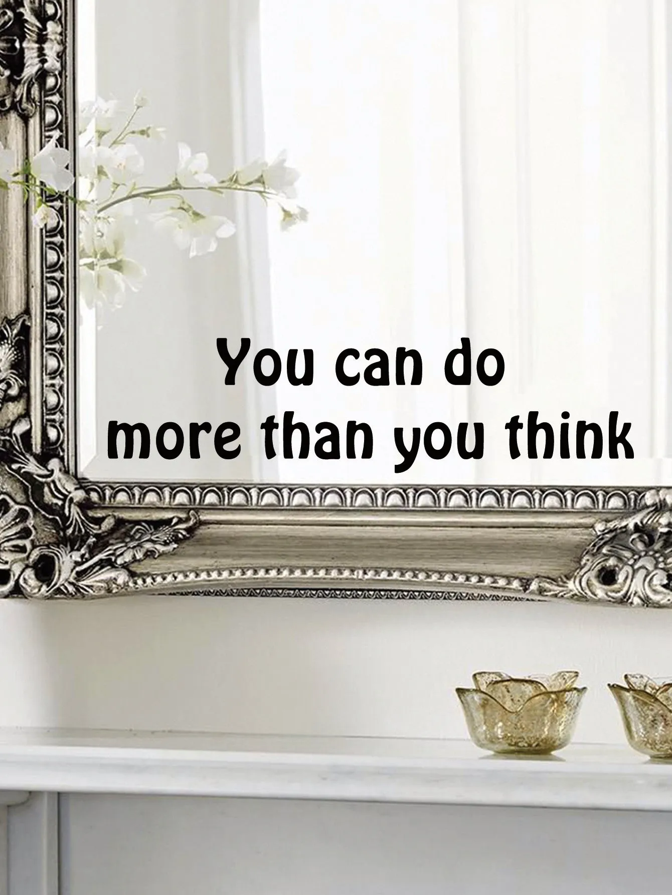 You Can Do More Than You Think Wall Sticker Self-adhesive Wall Art Decor Sticker